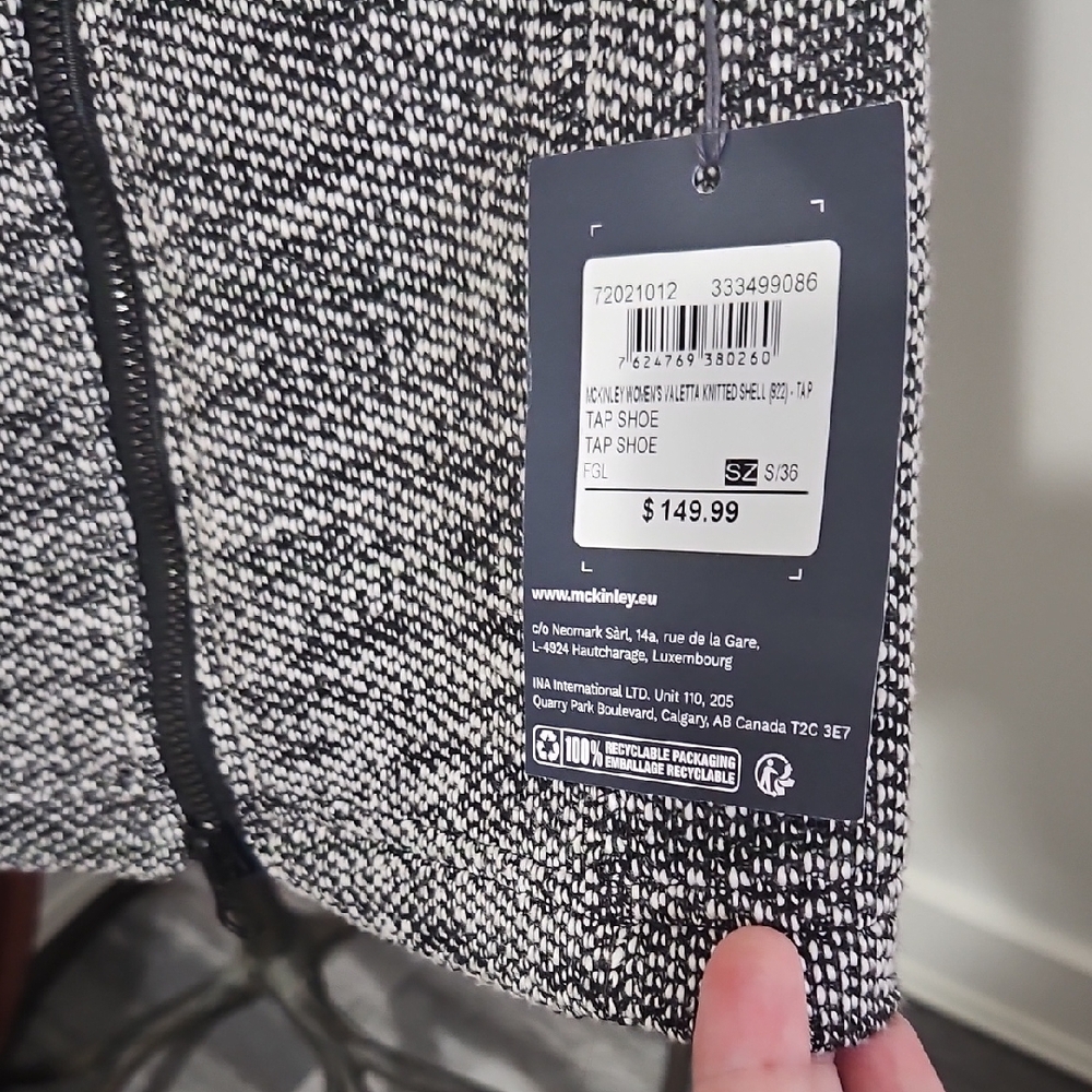 Women's Gray Hooded Jacket - Picture 5 of 5